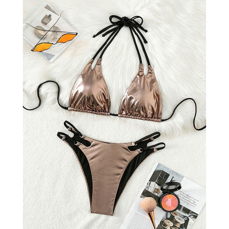 Women's triangle bikini with elegant cut-out details Mune Fashion