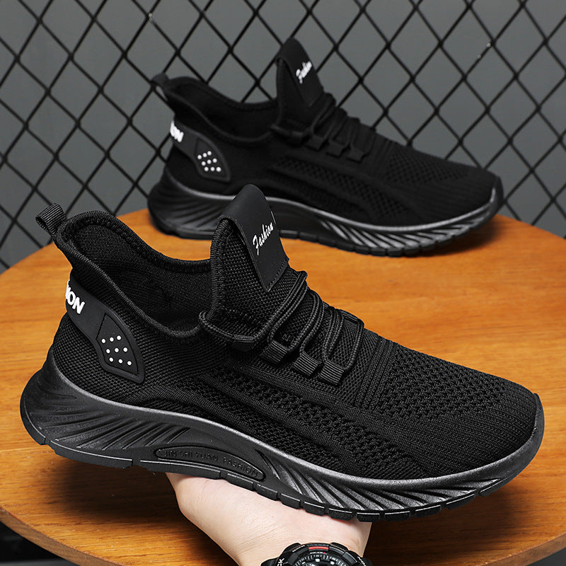 Women's seamless Flyknit comfort running shoe with elastic sock entry and reactive lightweight sole Mune Fashion