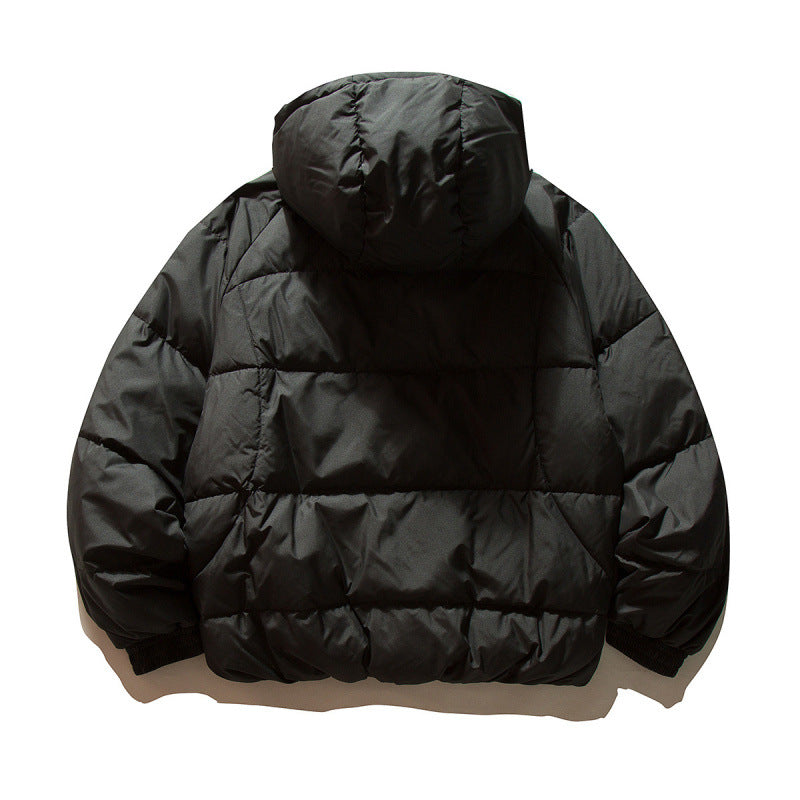 Unisex Oversize quilted jacket in boxy cut with hood and adjustable hem Mune Fashion