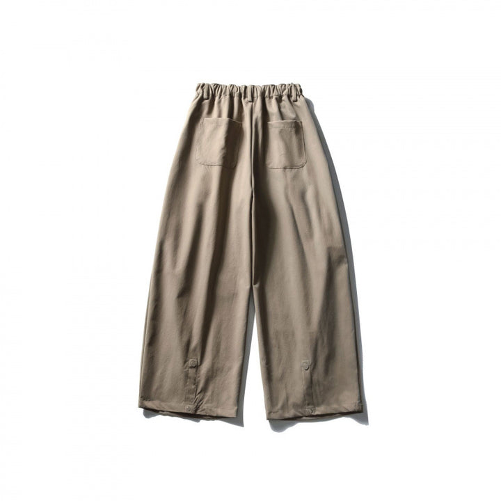 Women's Wide Culotte Pants with High Waist and Elastic Band Mune Fashion