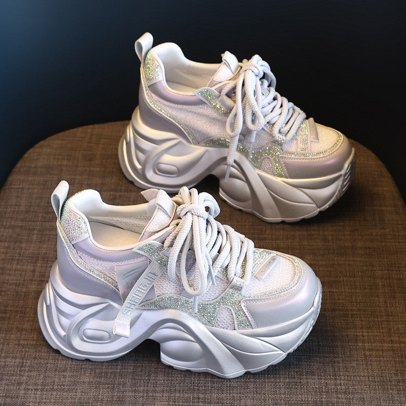 Ladies Chunky Sneakers with futuristic design and breathable upper material Mune Fashion