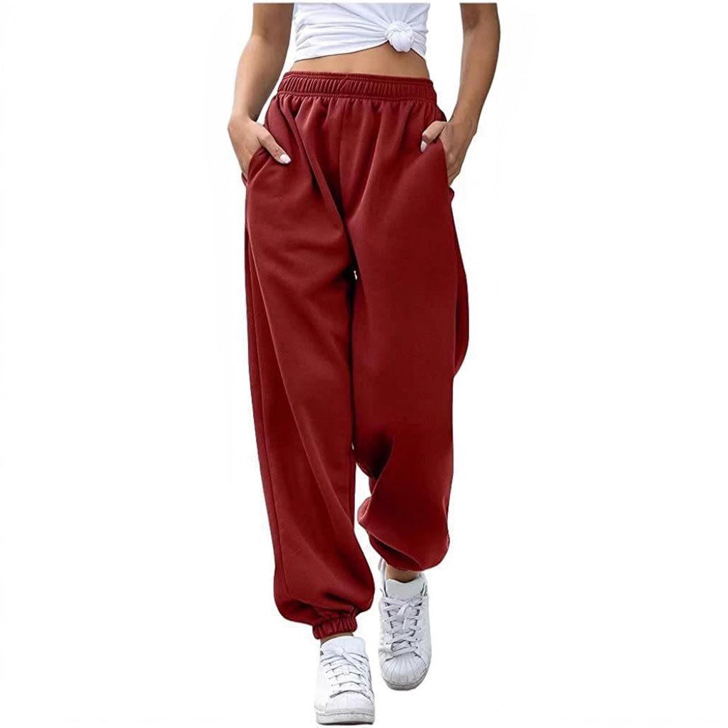 Women's cozy lounge jogging suit set with oversized hoodie and elastic high-waist jogging pants Mune Fashion