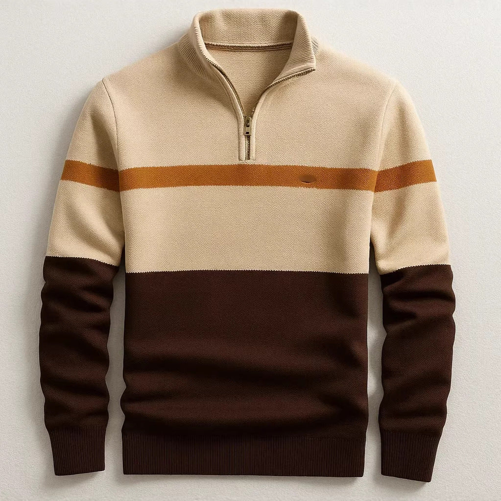 Men's Stylish Half-Zip Sweater