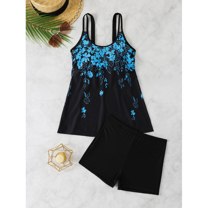 Women’s swimsuit with floral top and elegant shorts Mune Fashion