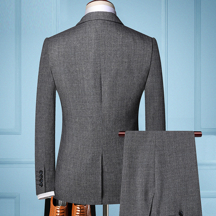 Men's Three-Piece Suit made of fine wool blend Mune Fashion