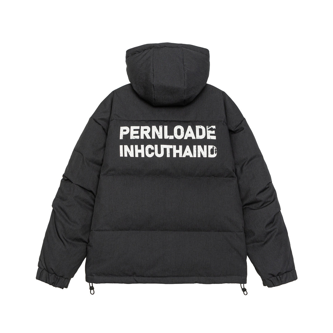 Men's Padded Winter Parka with Hood and Multi-Pockets Mune Fashion
