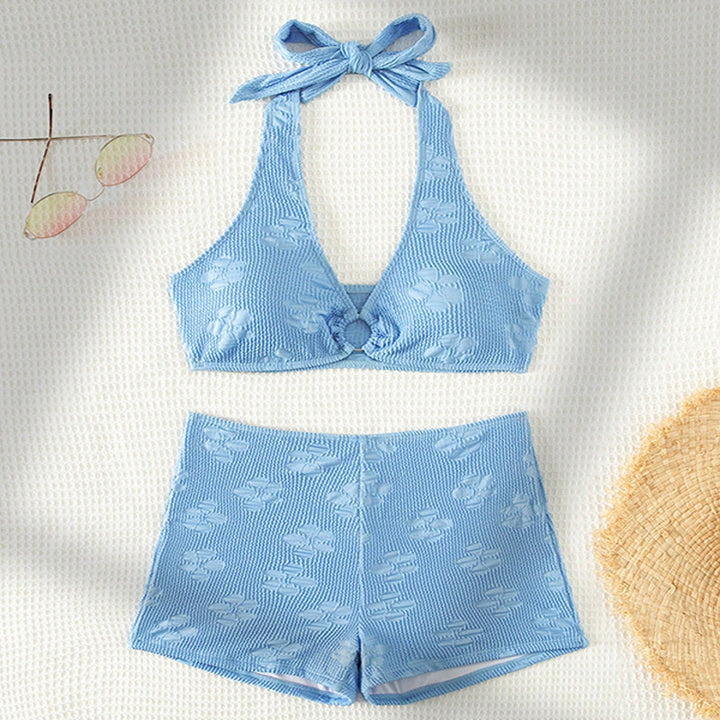 Women's high-waisted bikini set with elegant ring detail Mune Fashion