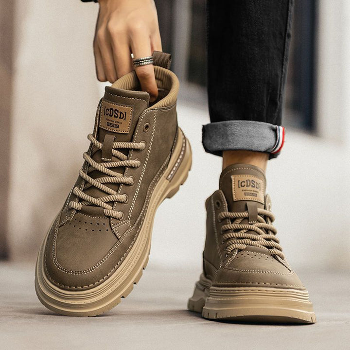 Women's fashionable high-top sneakers with comfortable padding and non-slip sole Mune Fashion