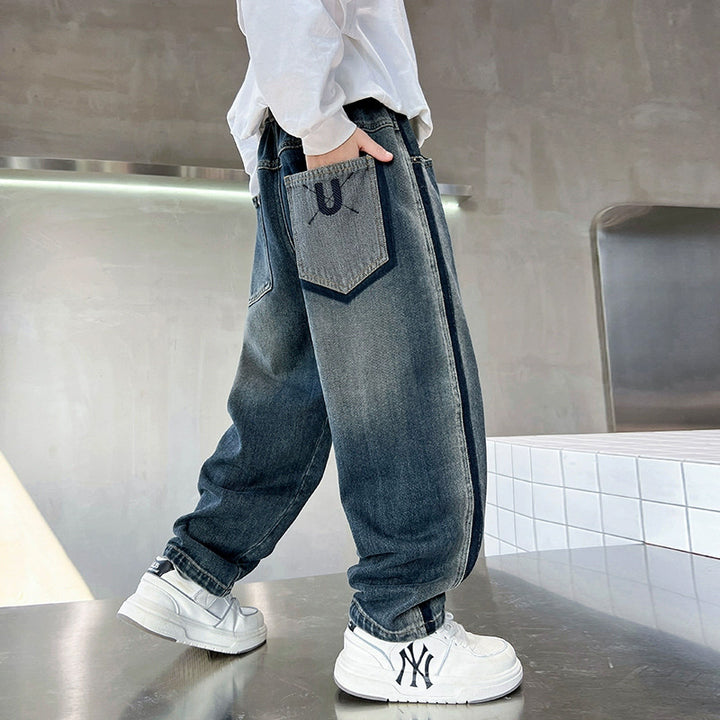 Unisex oversized Baggy Jeans with unique pocket design Mune Fashion