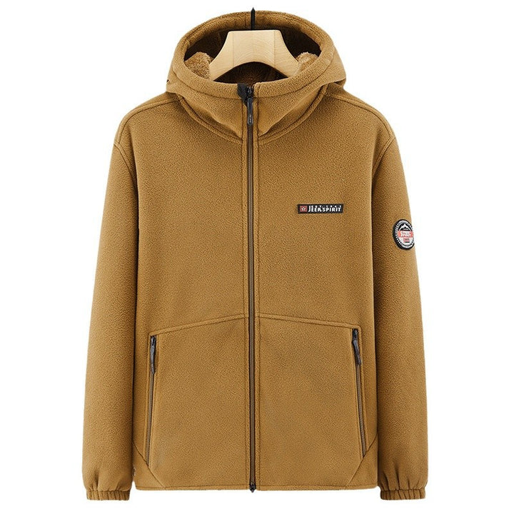 Men's Fleece Jacket with Hood Mune Fashion