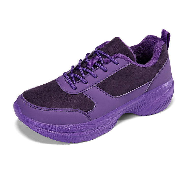 Unisex padded thick-soled sneakers with cushioned tread sole Mune Fashion