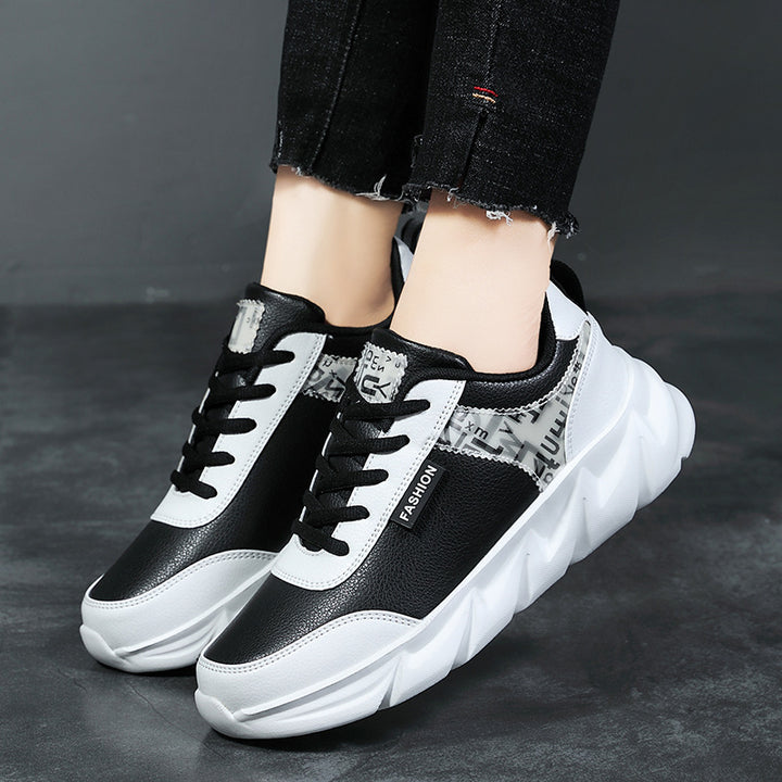 Women’s urban bulky sneaker with soft faux fur lining, padded entry and striking profile sole Mune Fashion