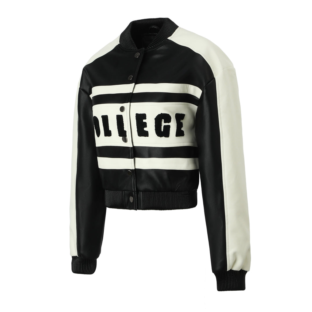 Women's Casual Leather Jacket Mune Fashion