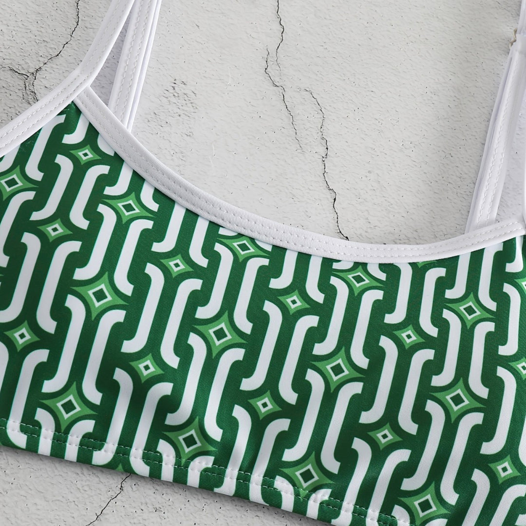 Women’s Bikini Set with dreamy geometric pattern Mune Fashion