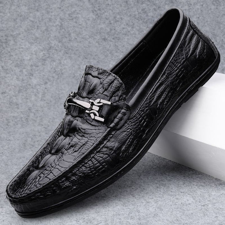Men's Elegant Leather Moccasins Mune Fashion