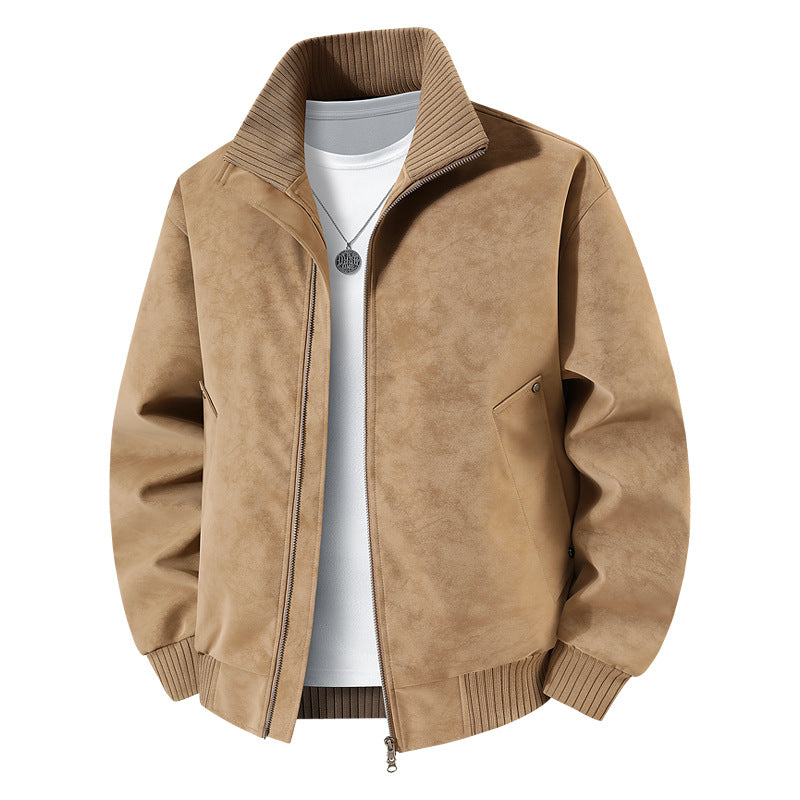Men's Elegant and Stylish Faux Leather Jacket Mune Fashion