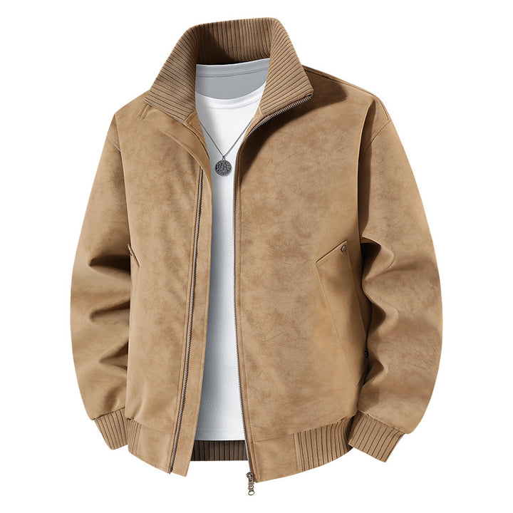 Men's Elegant and Stylish Faux Leather Jacket Mune Fashion