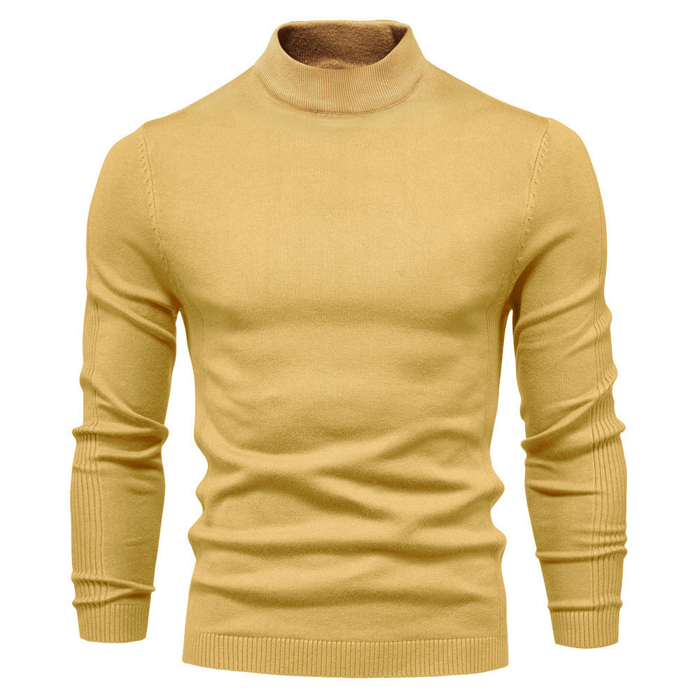 Men's Stylish Turtleneck Sweater Made Of Soft Merino Wool Mune