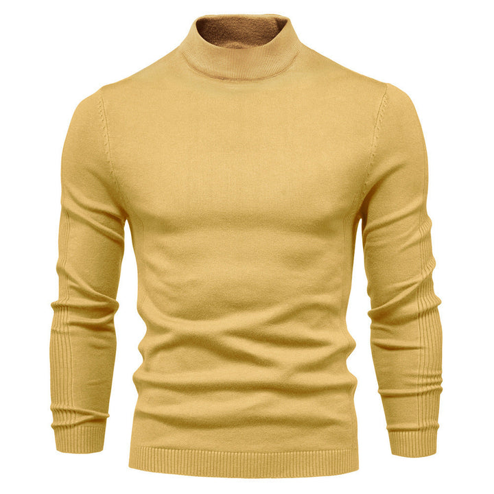 Men's Stylish Turtleneck Sweater Made Of Soft Merino Wool Mune