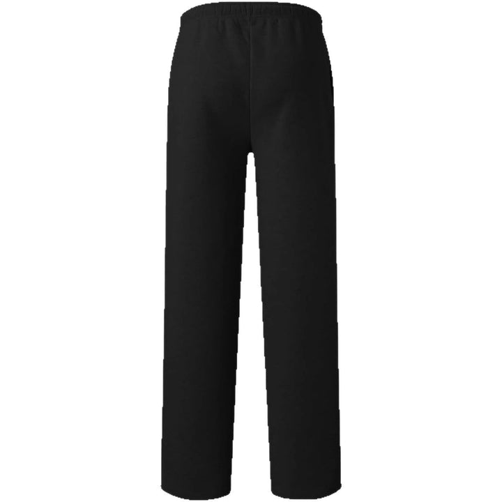 Ladies wide High-Waist Palazzo lounge pants with elastic comfort waistband, drawstring and side pockets Mune Fashion