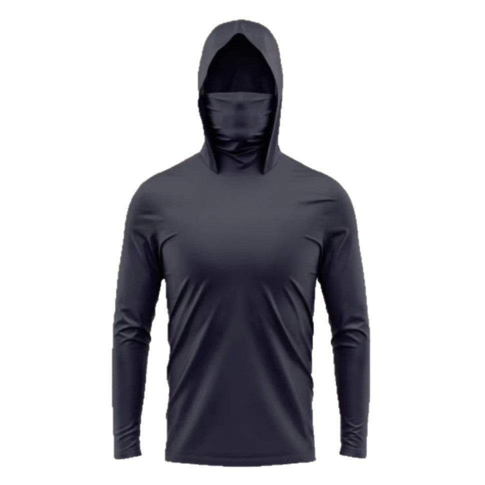 Men's functional shirt with hood