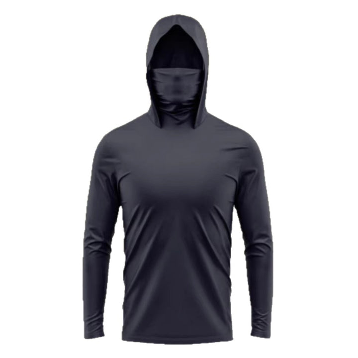 Men's functional shirt with hood