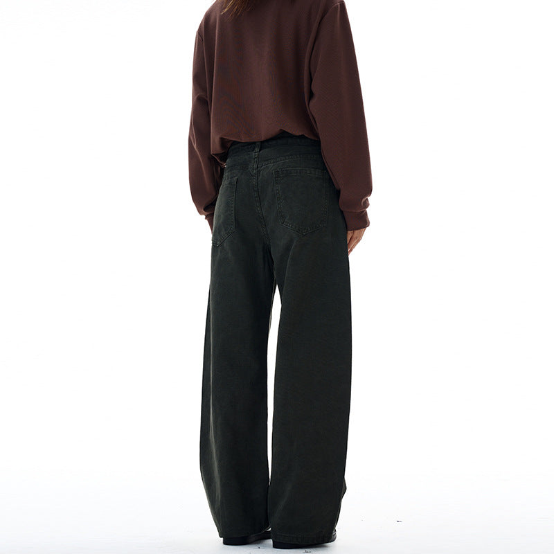 Women's wide cargo pants with high waist and striking seam details Mune Fashion
