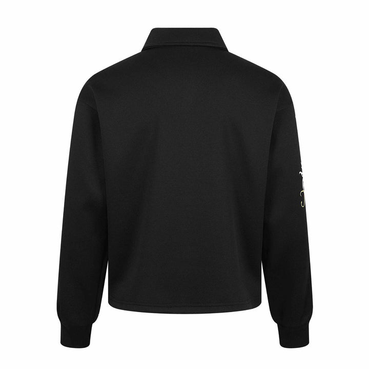 Unisex Long-Sleeve Rugby Polo Shirt with Embroidery and Kent Collar Mune Fashion