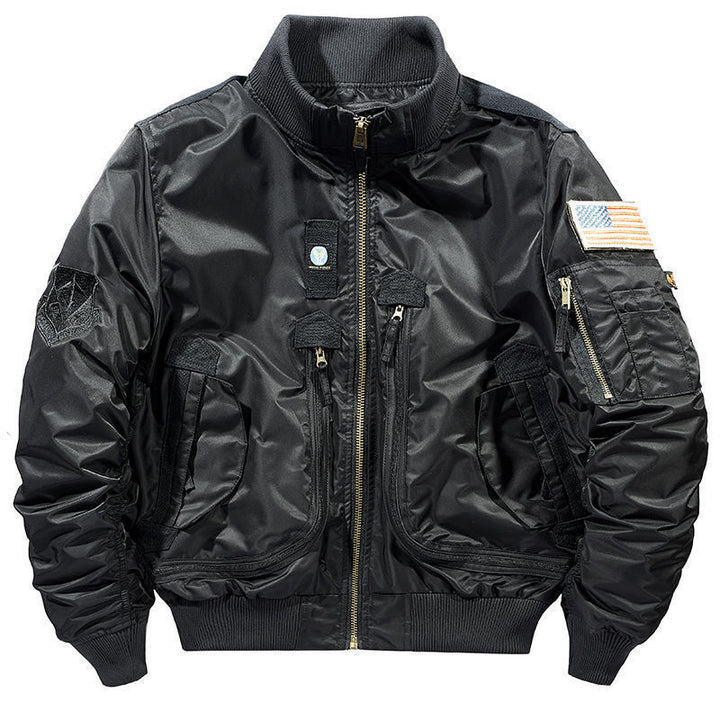 Men's Multifunctional Bomber Jacket with Versatile Pockets Mune Fashion