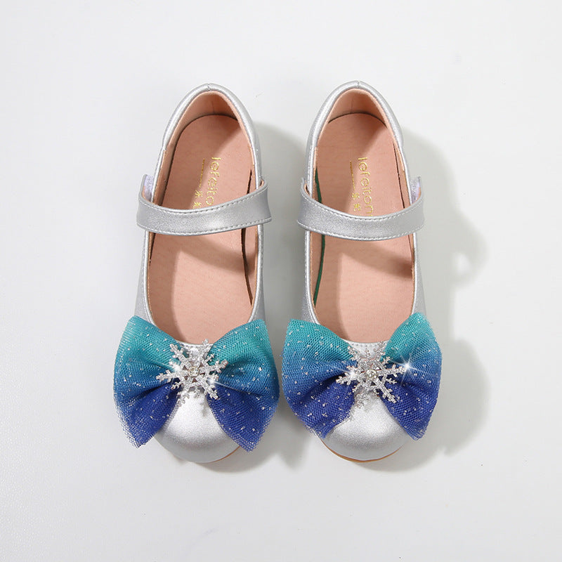 Girls' ballerinas with glittering bow design Mune Fashion