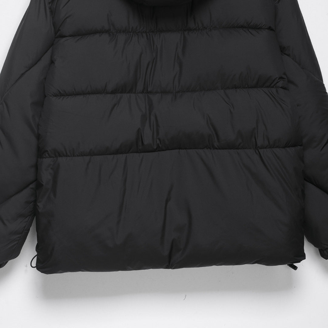 Women Voluminous Oversize Down Jacket with Hood and Drawstring Mune Fashion