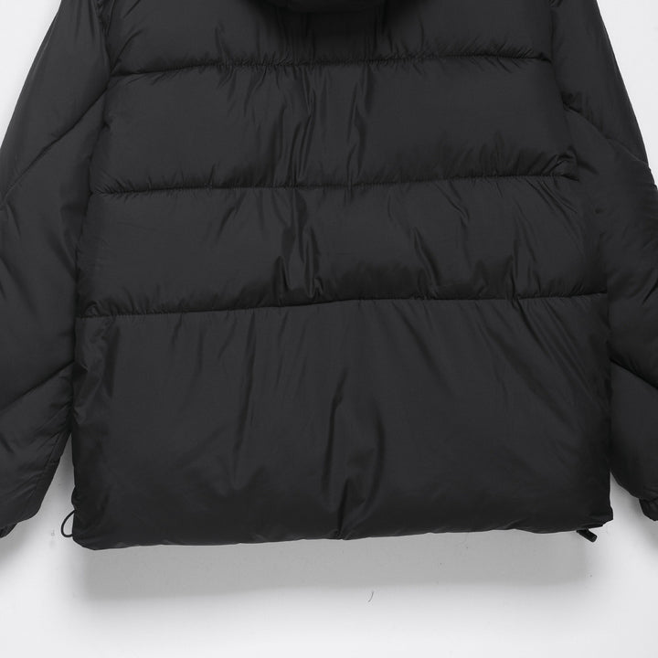 Women Voluminous Oversize Down Jacket with Hood and Drawstring Mune Fashion