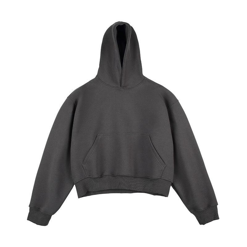Unisex Kastiger cropped hoodie with kangaroo pocket and ribbed hem Mune Fashion