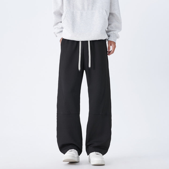 Men's Comfortable Casual Pants with Elastic Waistband
