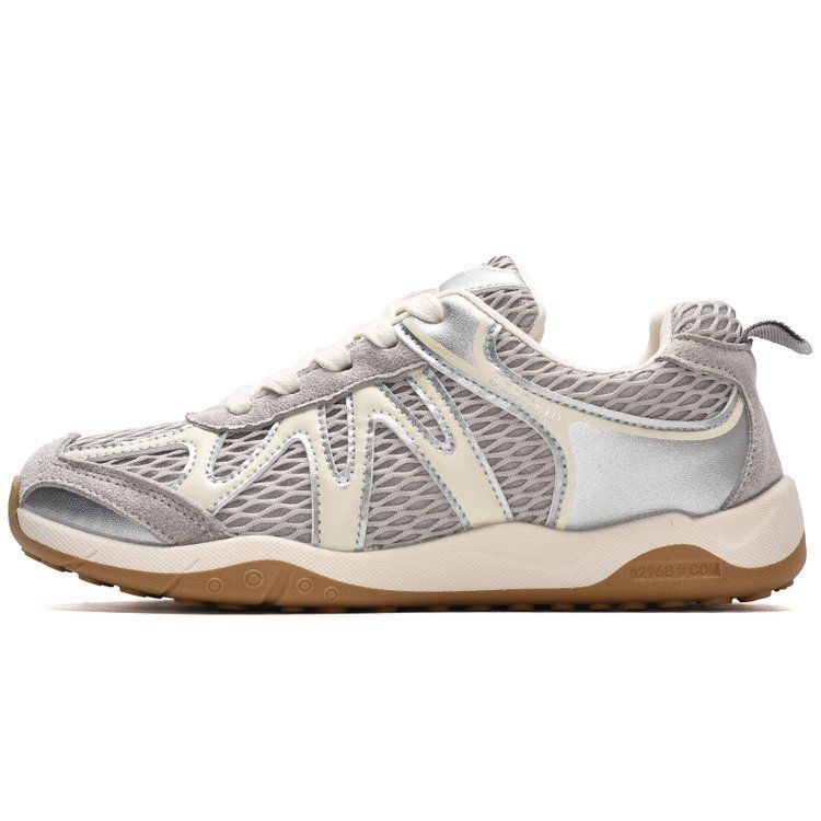 Women's Breathable Retro Running Sneakers with Mesh Upper and Rubber Sole Mune Fashion