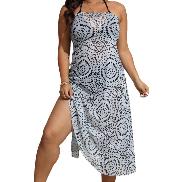 Women Elegant Summer Dress with Contemporary Pattern Mix Mune Fashion