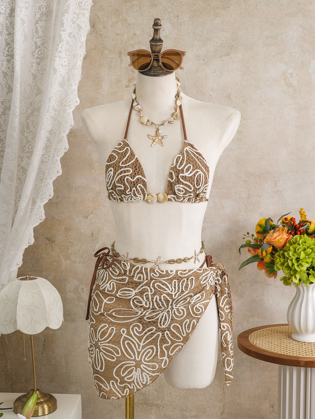 Women Two Piece Beach Outfit Mune Fashion