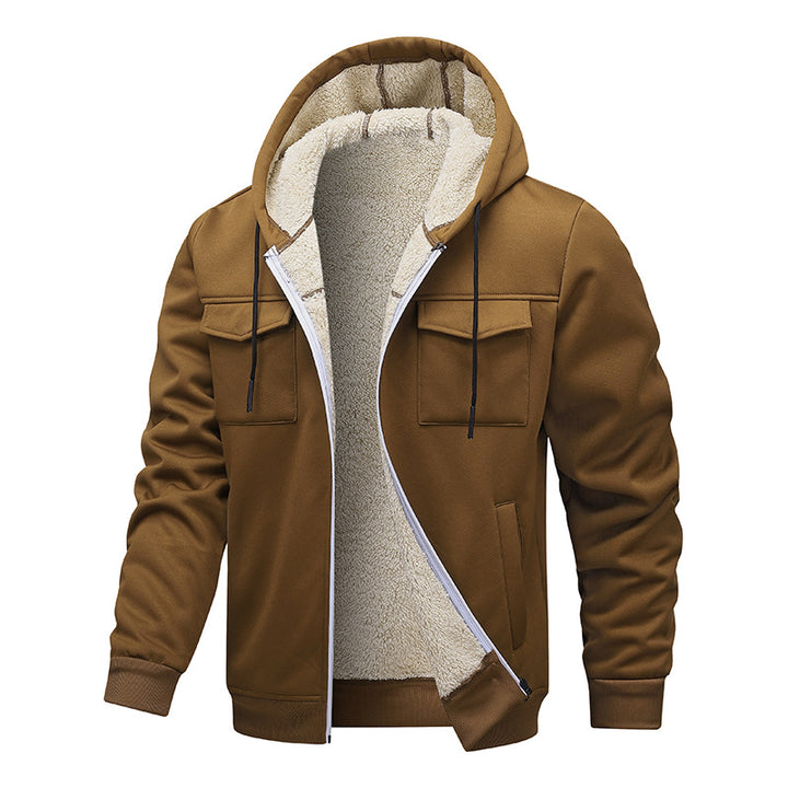 Men's casual jacket with high collar and pockets Mune Fashion