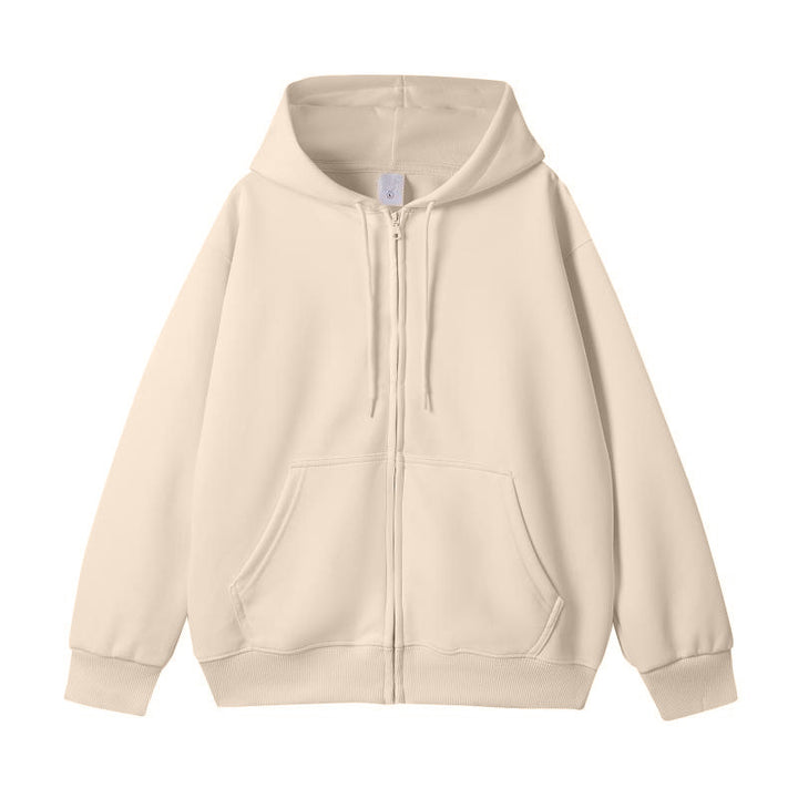Unisex Oversized Hoodie Jacket with Full Zip and Kangaroo Pocket Mune Fashion