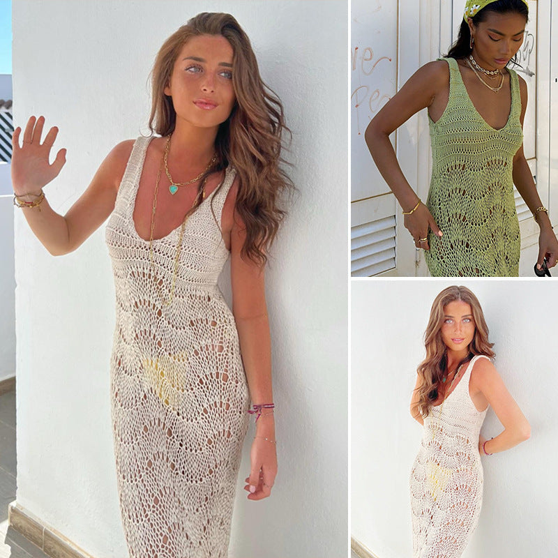 Women crocheted beach dress Mune Fashion