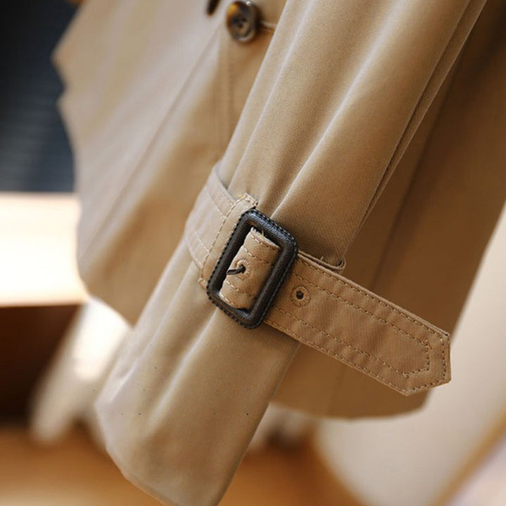 Women Elegant Trench Coat Mune Fashion