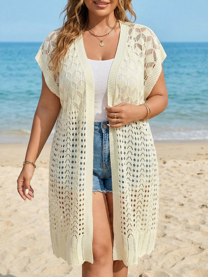 Ladies airy crochet beach cover-up Mune Fashion
