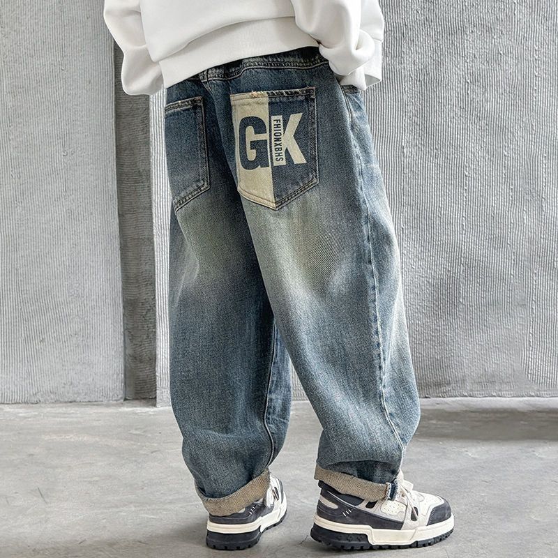 Men's Loose Jeans Mune Fashion