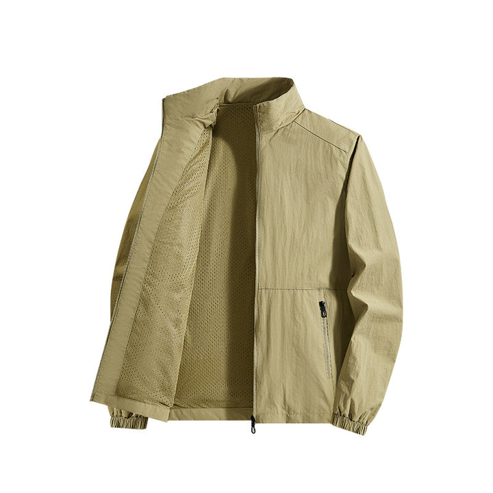 Men's Lightweight Outdoor Jacket with Breathable Material