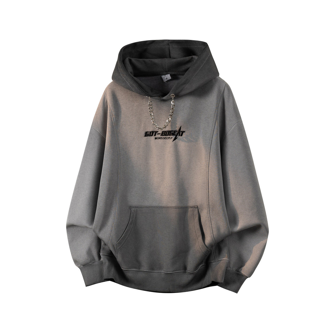 Unisex Oversize Hoodie with handwritten graphic print, kangaroo pocket & ribbed hem Mune Fashion