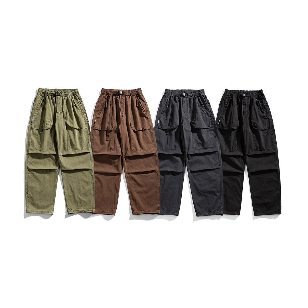 Herren Cargo-Hose mit elastischem Bund und Multifunktions-Taschen Mune Fashion
