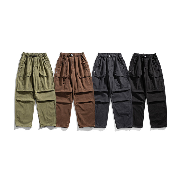Herren Cargo-Hose mit elastischem Bund und Multifunktions-Taschen Mune Fashion
