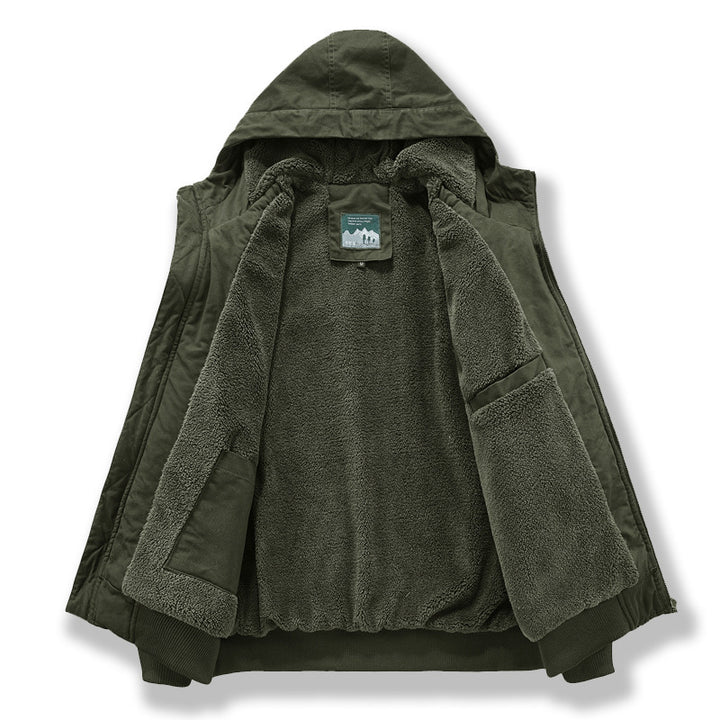 Men's Technical Bomber Jacket with Hood Mune Fashion