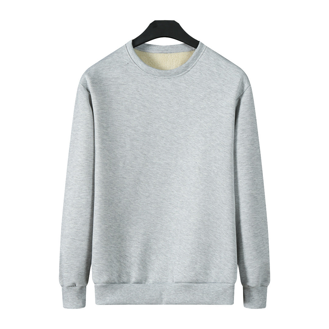 Men's Lined Crew Neck Sweatshirt with Teddy Lining & Ribbed Cuffs Mune Fashion