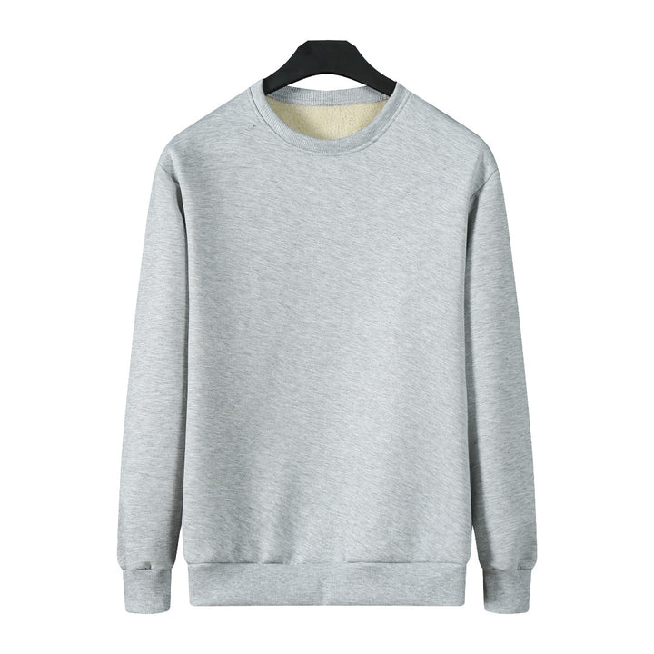 Men's Lined Crew Neck Sweatshirt with Teddy Lining & Ribbed Cuffs Mune Fashion
